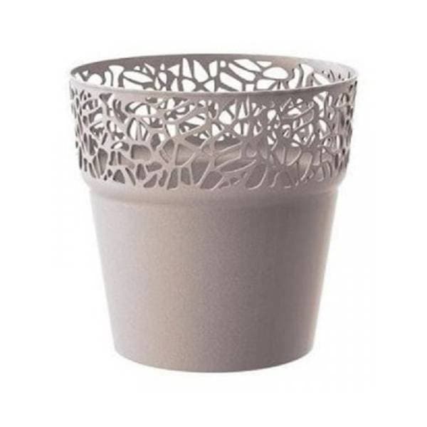 Saksija PROSPERPLAST Tre 18x18cm moka 0