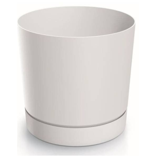 Saksija PROSPERPLAST Tubo 15cm bela 0