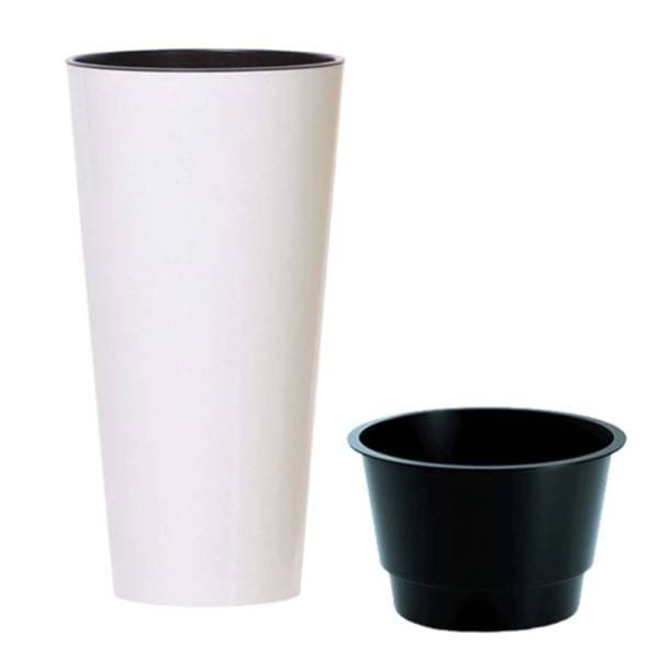 Saksija PROSPERPLAST Tubus slim 30x57cm bela 0
