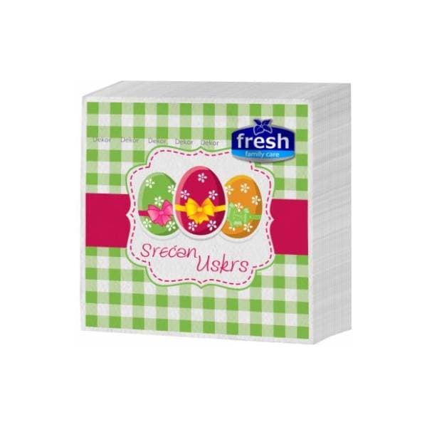 Salvete FRESH Srećan Uskrs 1sloj 45kom 0