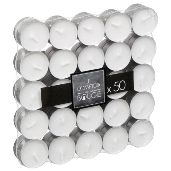 Set sveća ATMOSPHERA morocco white 50kom 0