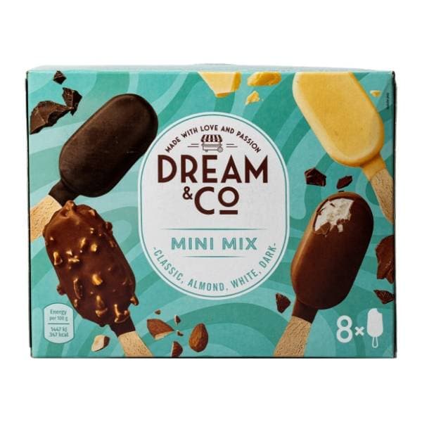 Sladoled DREAM&CO mini mix multipak 8x50ml 0