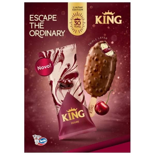 Sladoled FRIKOM King desire multipack 3x100ml 0