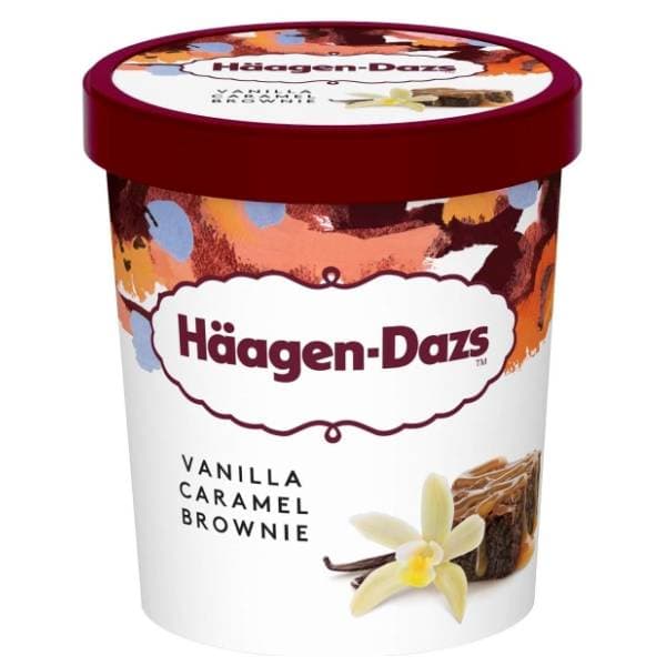 Sladoled HAAGEN DAZS vanila caramel brownie pint 460ml 0