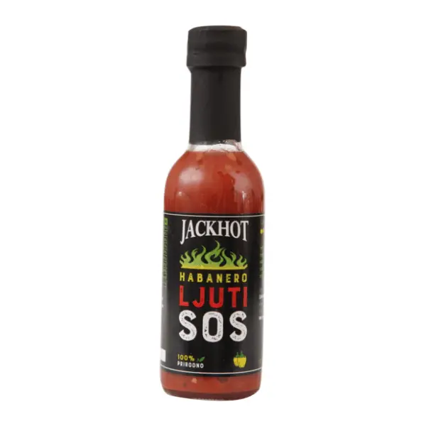 Sos JACKHOT Habanero paprika ljuti 187ml 0