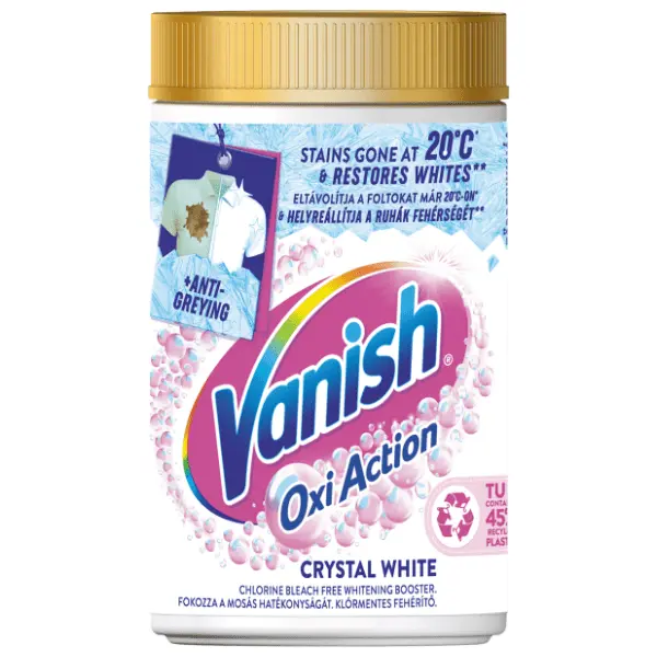 VANISH Oxy action white prah za odstranjivanje mrlja 970g 0