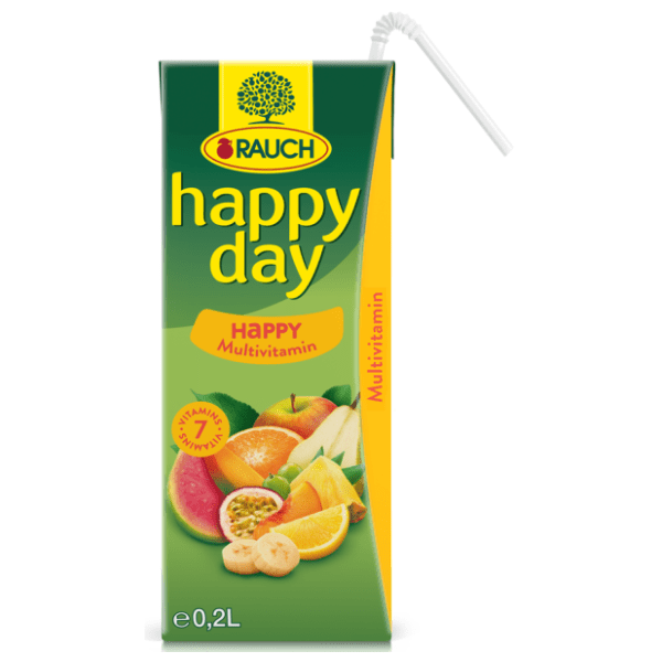 Voćni sok HAPPY DAY multibitamin 100% 200ml 0
