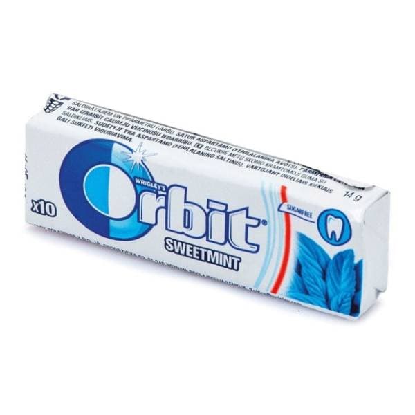 Žvake ORBIT Sweet mint 14g 0
