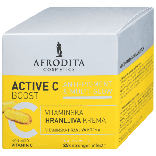 AFRODITA Active C boost vitaminska hranljiva krema 50ml 0