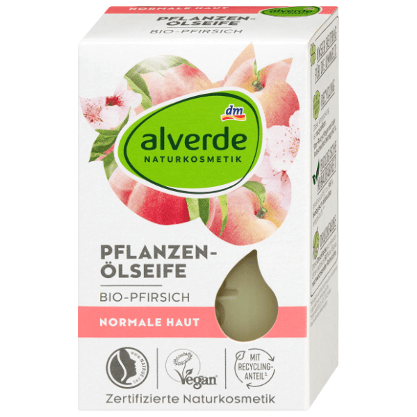 ALVERDE breskva sapun sa biljnim uljima 100g 0