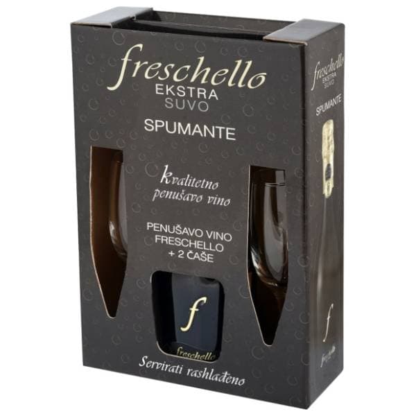 Belo vino CIELO E TERRA Freschelo 0,75l + 2 čaše 0