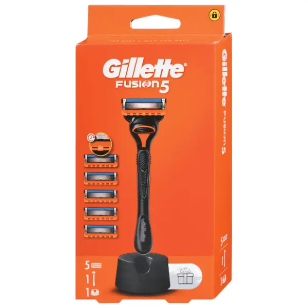 Brijač GILLETTE Fusion5 1kom + drška + 5 dopuna + postolje 0