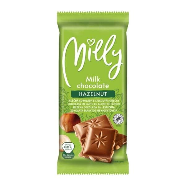 Čokolada MILLY sa celim lešnicima 100g 0