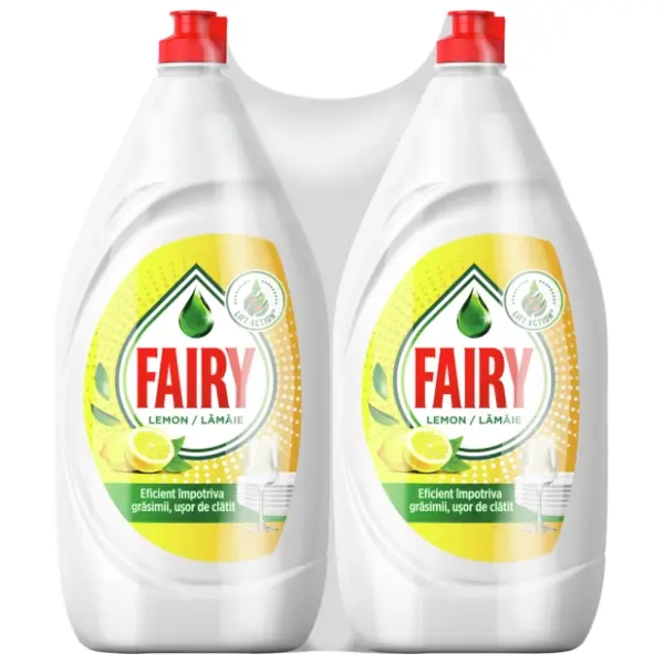 Deterdžent za posuđe FAIRY lemon 2x900ml 0