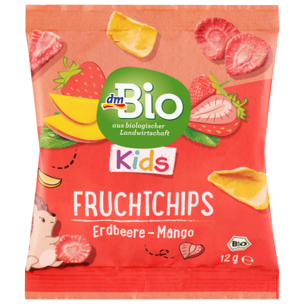 DM BIO liofilizovane jagode i mango 3g+ 12g 0