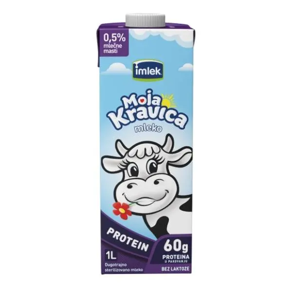 Dugotrajno mleko MOJA KRAVICA Protein 0,5%mm 1l 0
