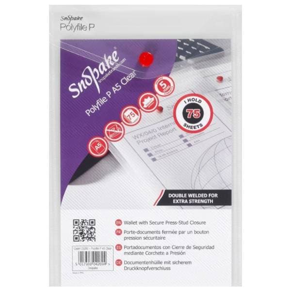 Fascikla pismo A4 SNOPAKE Superline clear 0