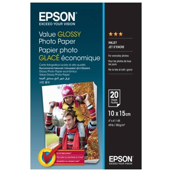 Foto papir 10x15cm Glossy S400037 EPSON 20 listova 0