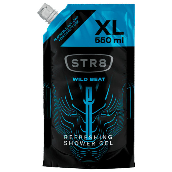 Gel za tuširanje STR8 Wild beat XL dopuna 550ml 0