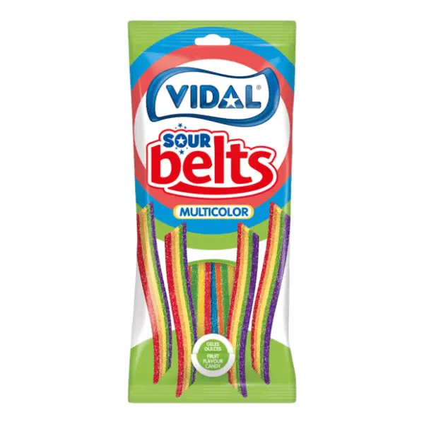 Gumene bombone VIDAL rainbow belt 90g 0