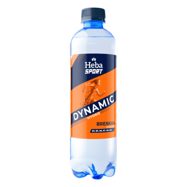 HEBA Dynamic negazirana voda breskva 500ml 0