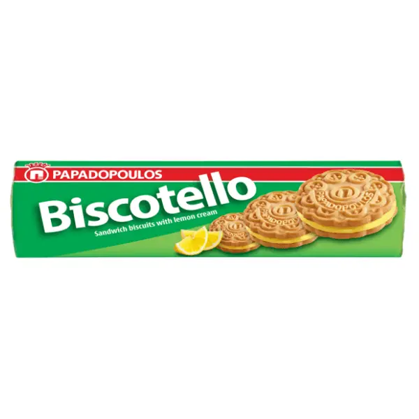 Keks BISCOTELLO sendvič limun 200g 0