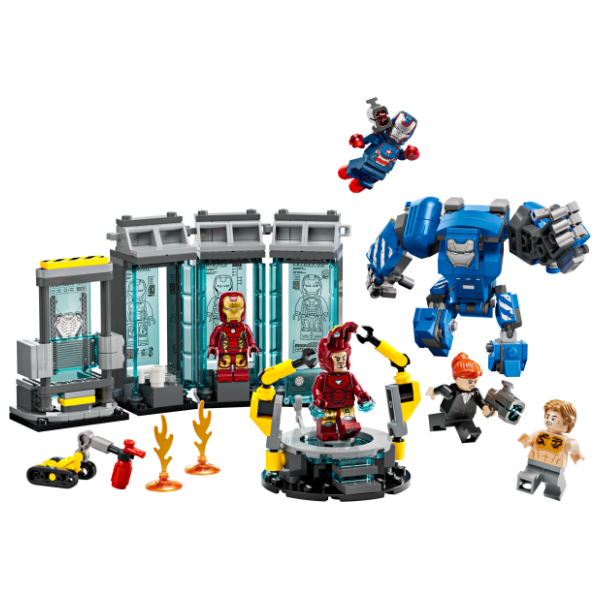 LEGO Marvel Ajronmenova laboratorija dvorana oklopa 76315 1