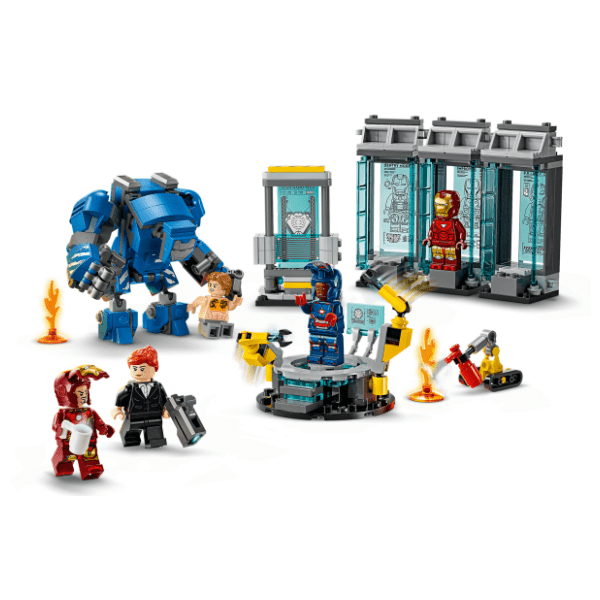 LEGO Marvel Ajronmenova laboratorija dvorana oklopa 76315 2