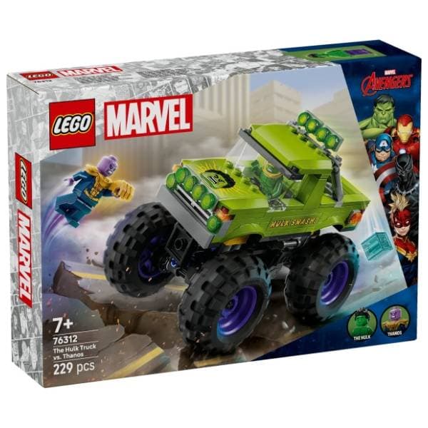 LEGO Marvel Super Heroes Halkov kamion protiv Tanosa 76312 0