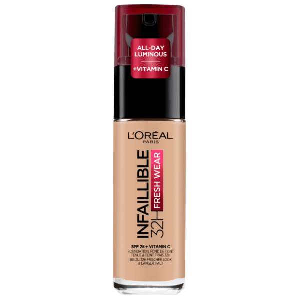 L'OREAL Infaillible 32h fresh wear tečni puder SPF25 145 beige 0