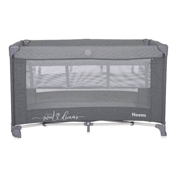 LORELLI BERTONI prenosivi krevetac 2 nivoa Noemi cool grey star 1