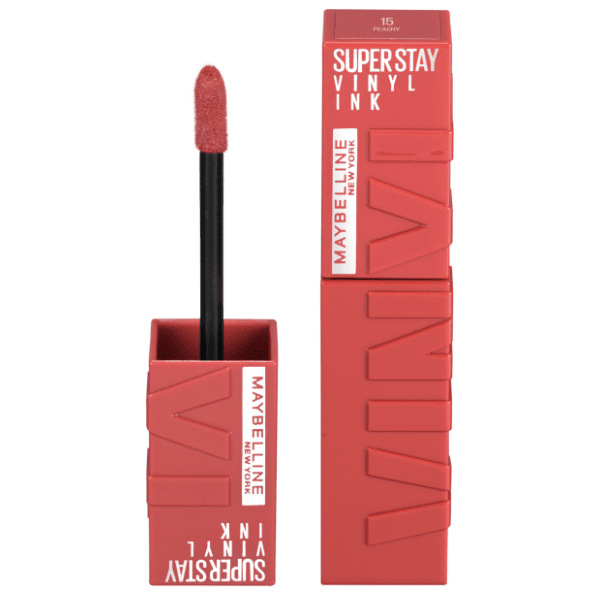MAYBELLINE Superstay vinyl ink tečni karmin 15 peachy 0