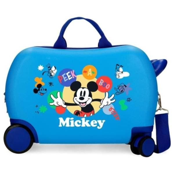 MICKEY kofer za decu peek-a-boo blue 45cm 0