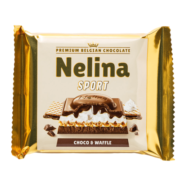 Mlečna čokolada NELINA sport waffle 55g 0