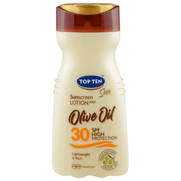 Mleko za sunčanje TOP TEN Olive oil SPF30 200ml 0