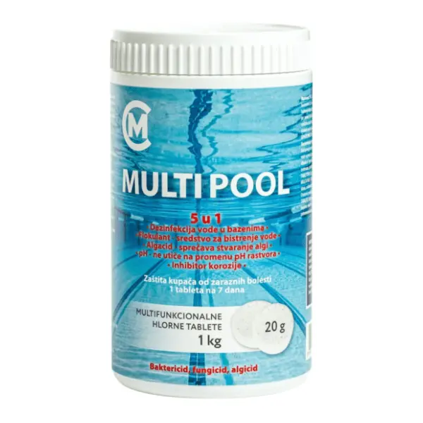 MULTICOM tablete za bazen Multi pool 20kom 1kg 0
