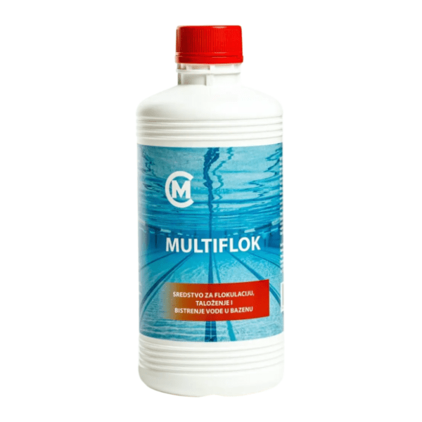 MULTICOM sredstvo za bistrenje vode u bazenu Multiflok 1l 0