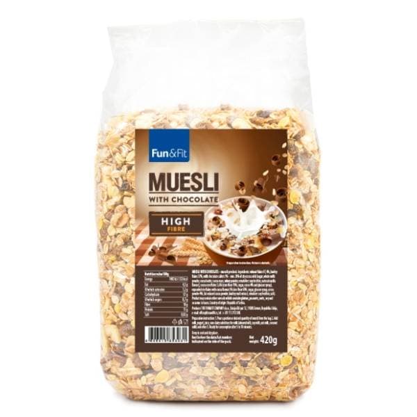 Musli FUN&FIT sa čokoladom 420g 0