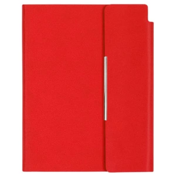 Notes sa magnetnim preklopom B6 Velvet crveni 0
