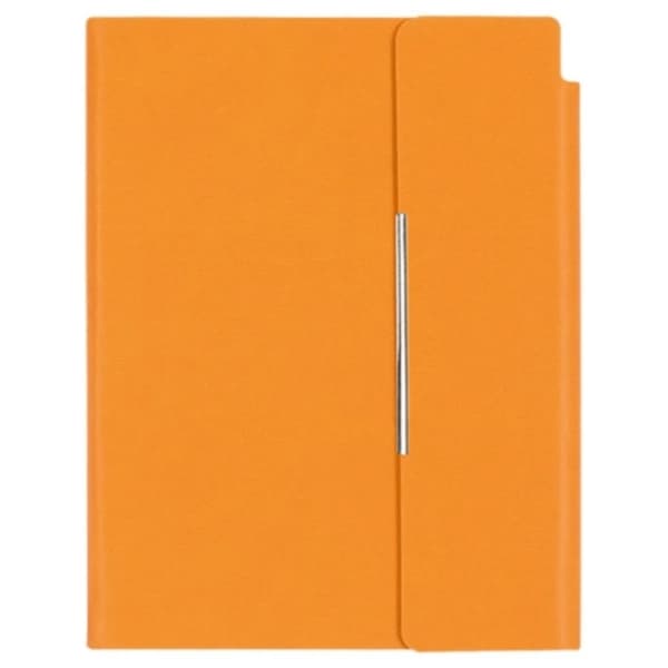 Notes sa magnetnim preklopom B6 Velvet narandžasti 0