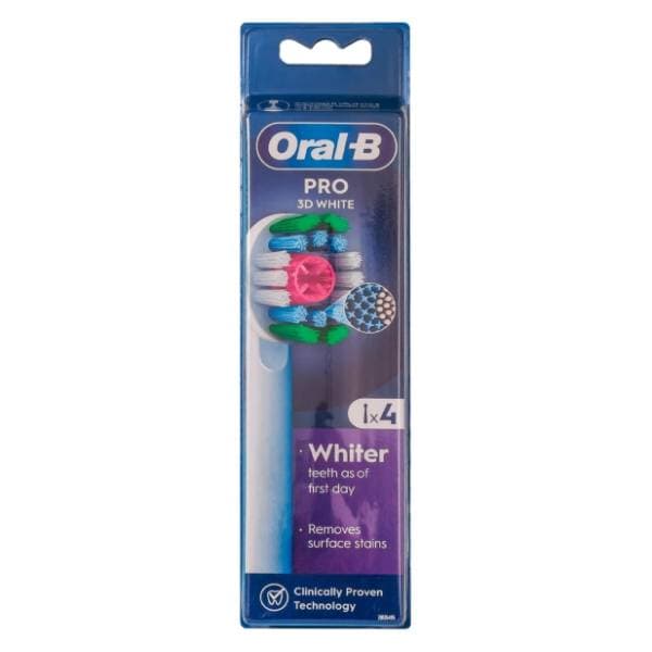 ORAL B Pro 3D white nastavak za električnu četkicu 4kom 0