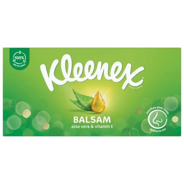 Papirne maramice KLEENEX balsam kutija 3sloja 64kom 0