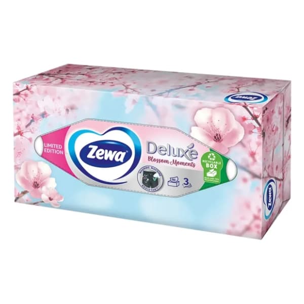 Papirne maramice ZEWA deluxe design kutija 90kom 0