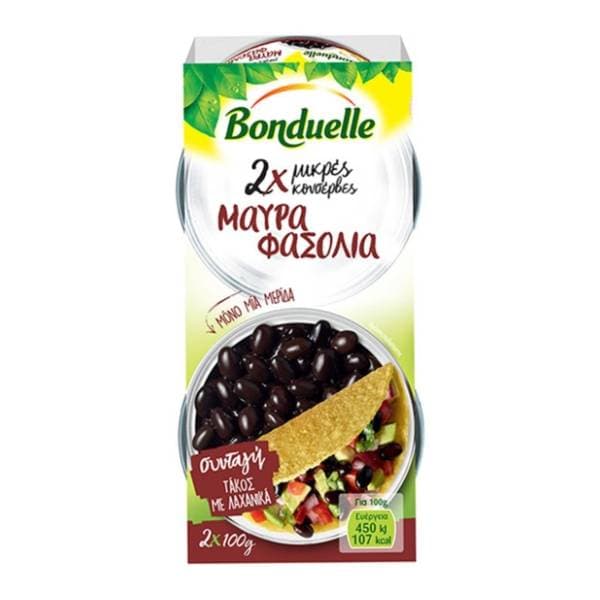 Pasulj BONDUELLE crni 2x100g 0