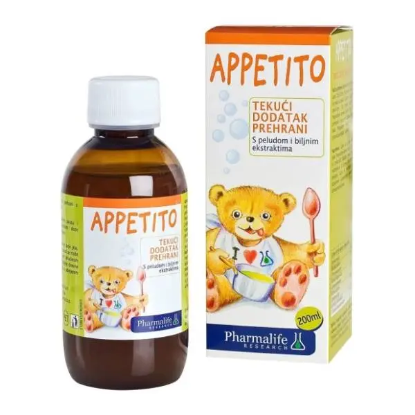 PHARMALIFE Apetito eliksir 1g+ sirup 200ml 0