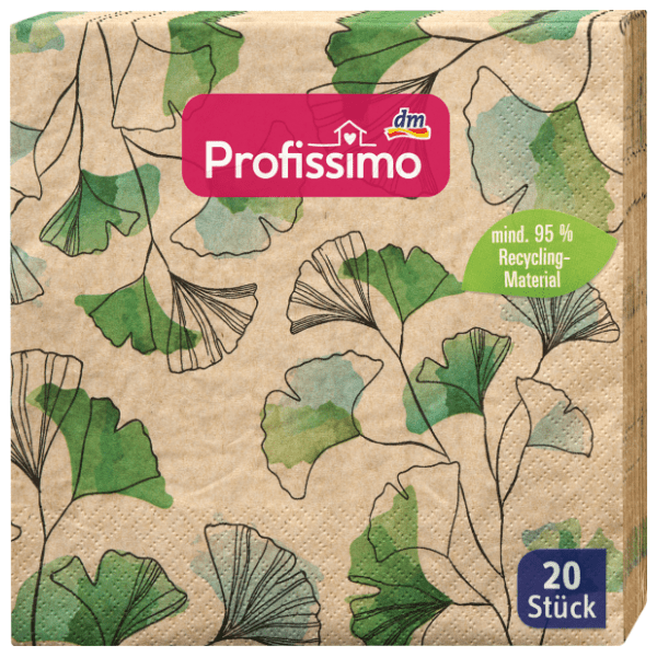 Salvete PROFISSIMO Ginko lišće reciklirane 2sloja 20kom 0