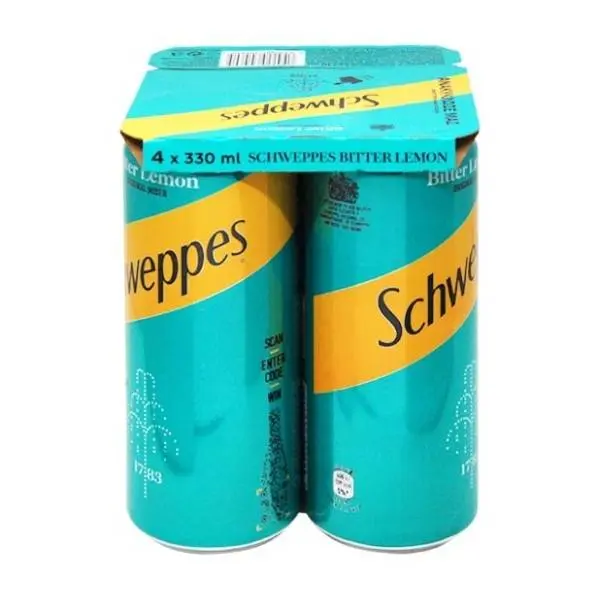 SCHWEPPES Bitter lemon 4x330ml 0
