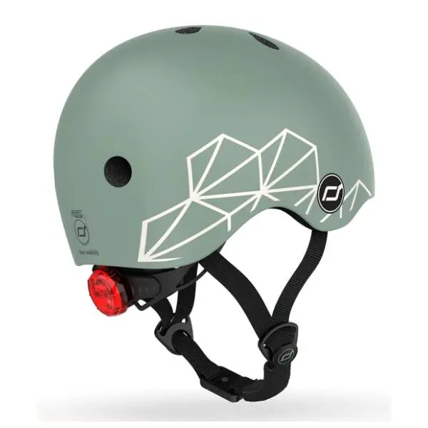 SCOOT AND RIDE kaciga za decu Green lines XXS-S 0