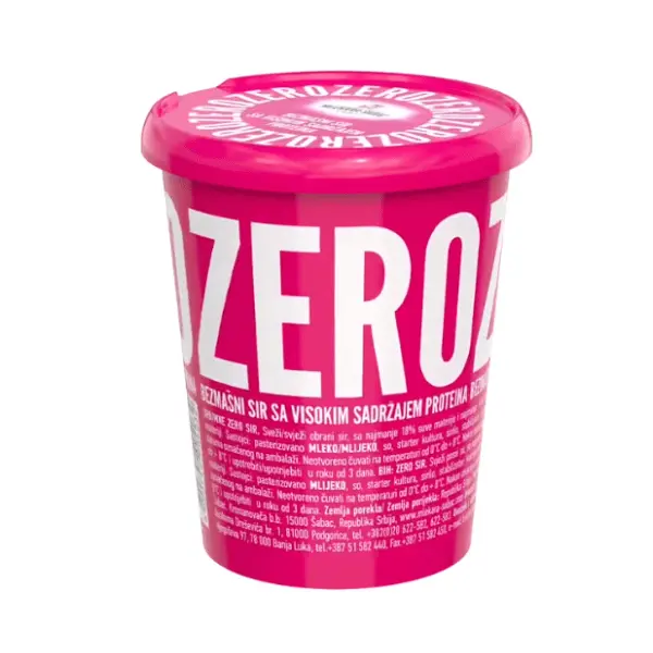 Sir MLEKARA ŠABAC Zero 1%mm 400g 0
