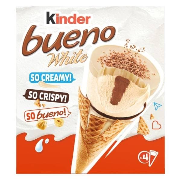 Sladoled KINDER BUENO white 4x62g 0